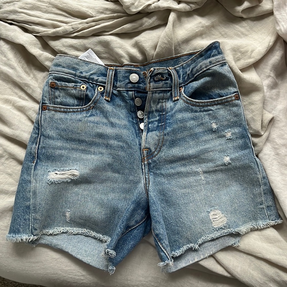 Levi’s high waisted shorts